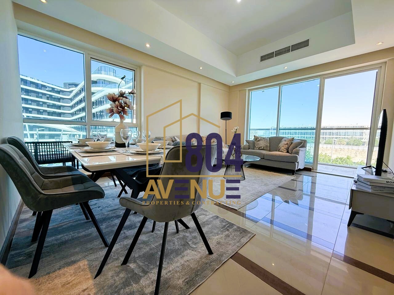 Luxury 2BR+Maid  Corner Apartment |Large Balcony |Close Kitchen |Al Raha Beach